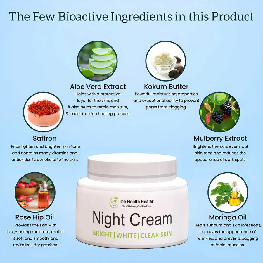 Night Cream – Radiant & Glowing Skin with 100% Guaranteed Results
