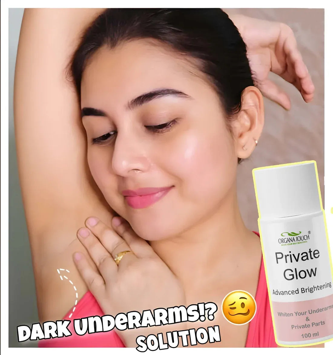Organa Touch Underarm Whitening Cream | Private Glow Care