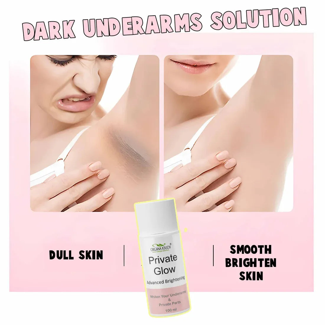 Organa Touch Underarm Whitening Cream | Private Glow Care